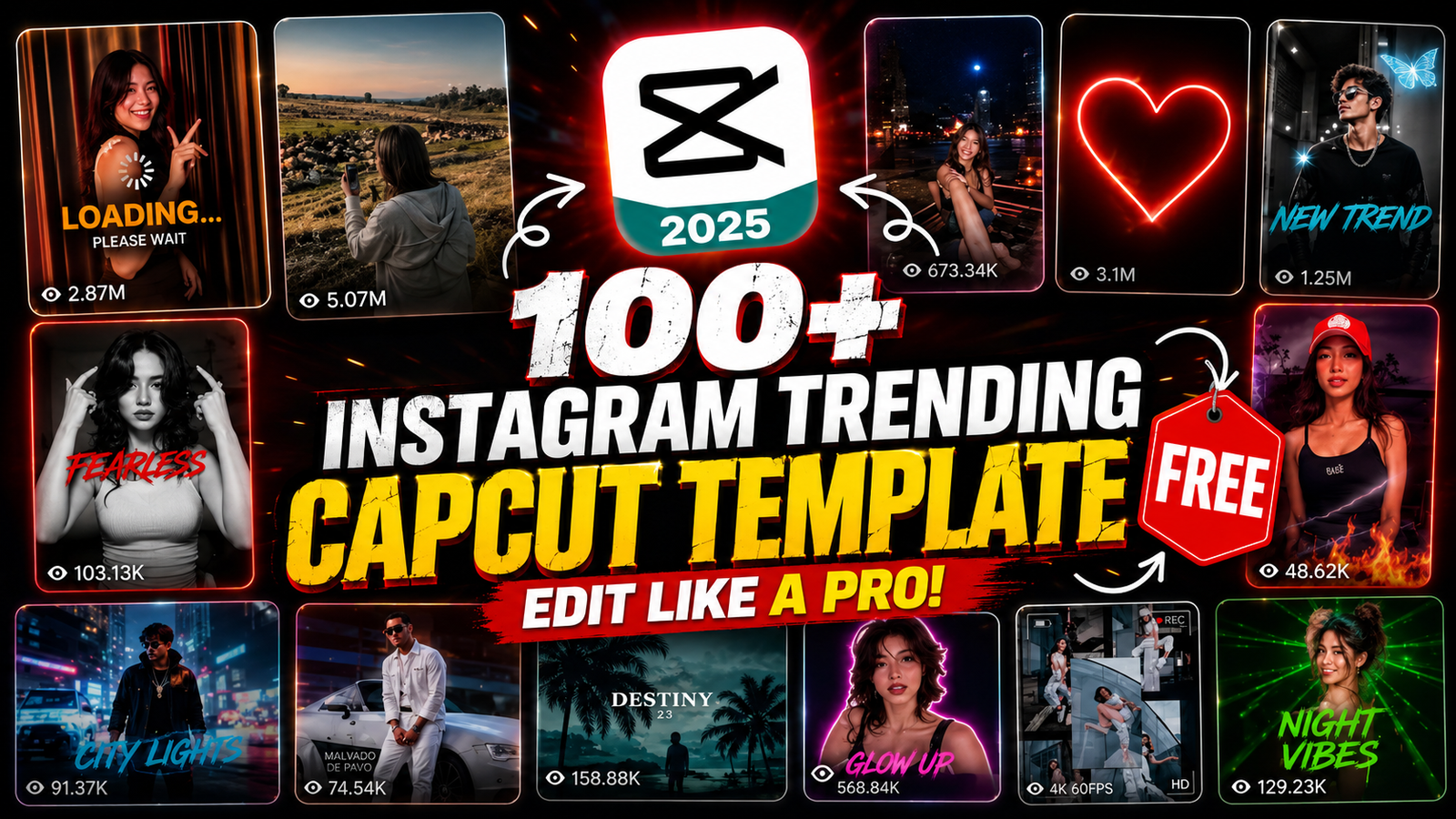 100+ Trending CapCut Templates 2026